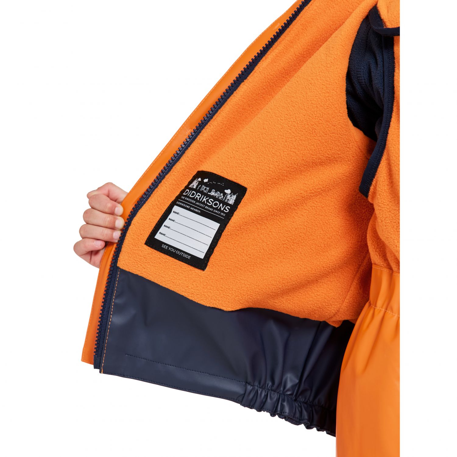 Didriksons Boardman, rain set, junior, orange jam