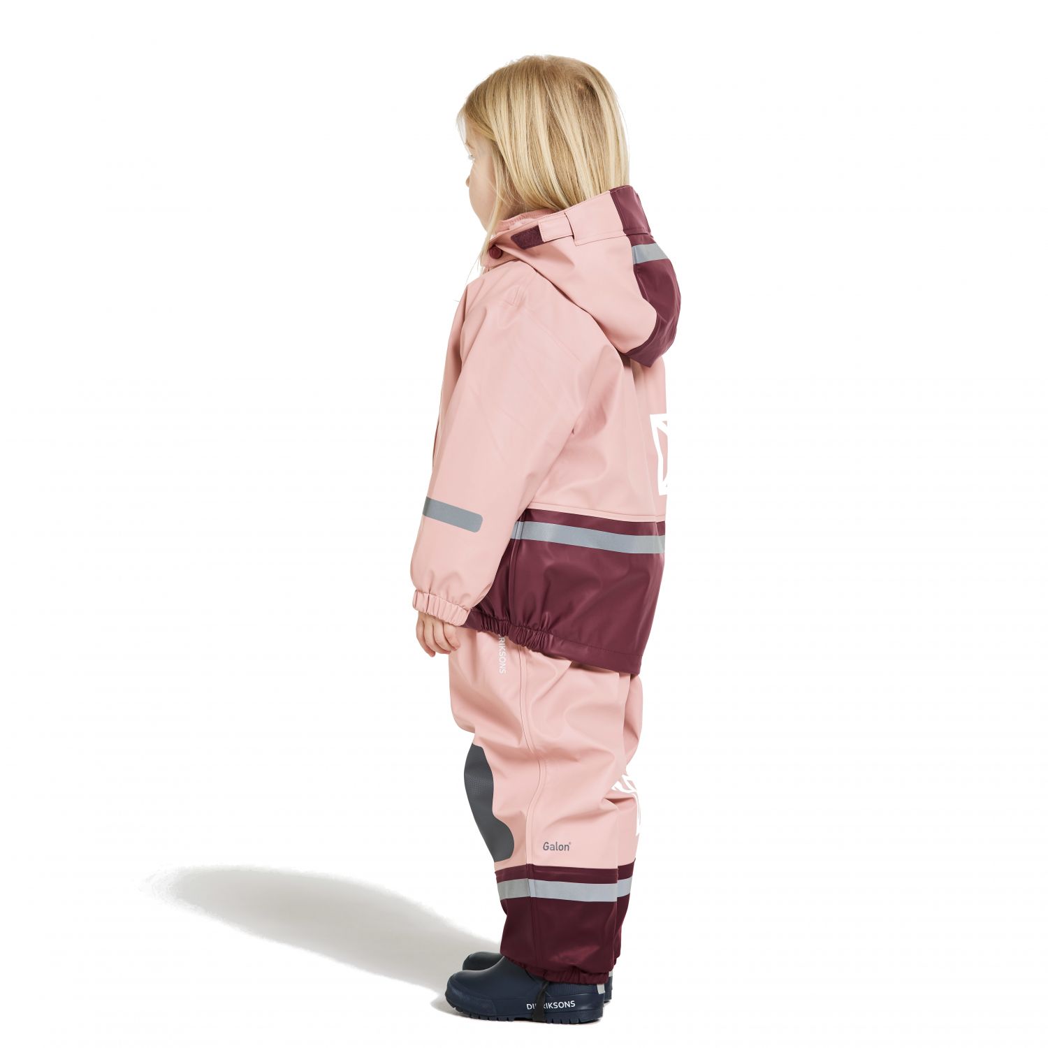 Didriksons Boardman, traje de lluvia, junior, rosa