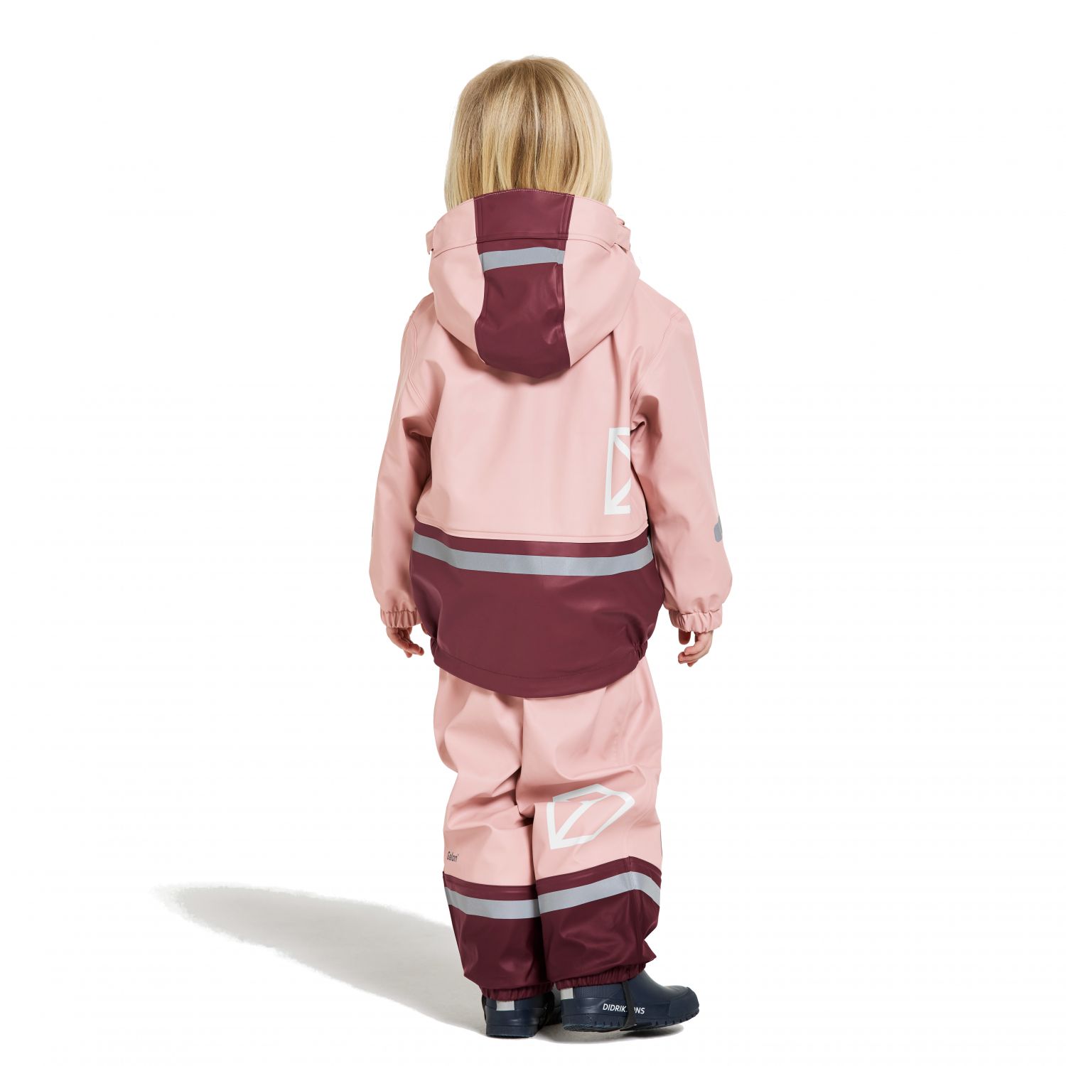 Didriksons Boardman, traje de lluvia, junior, rosa