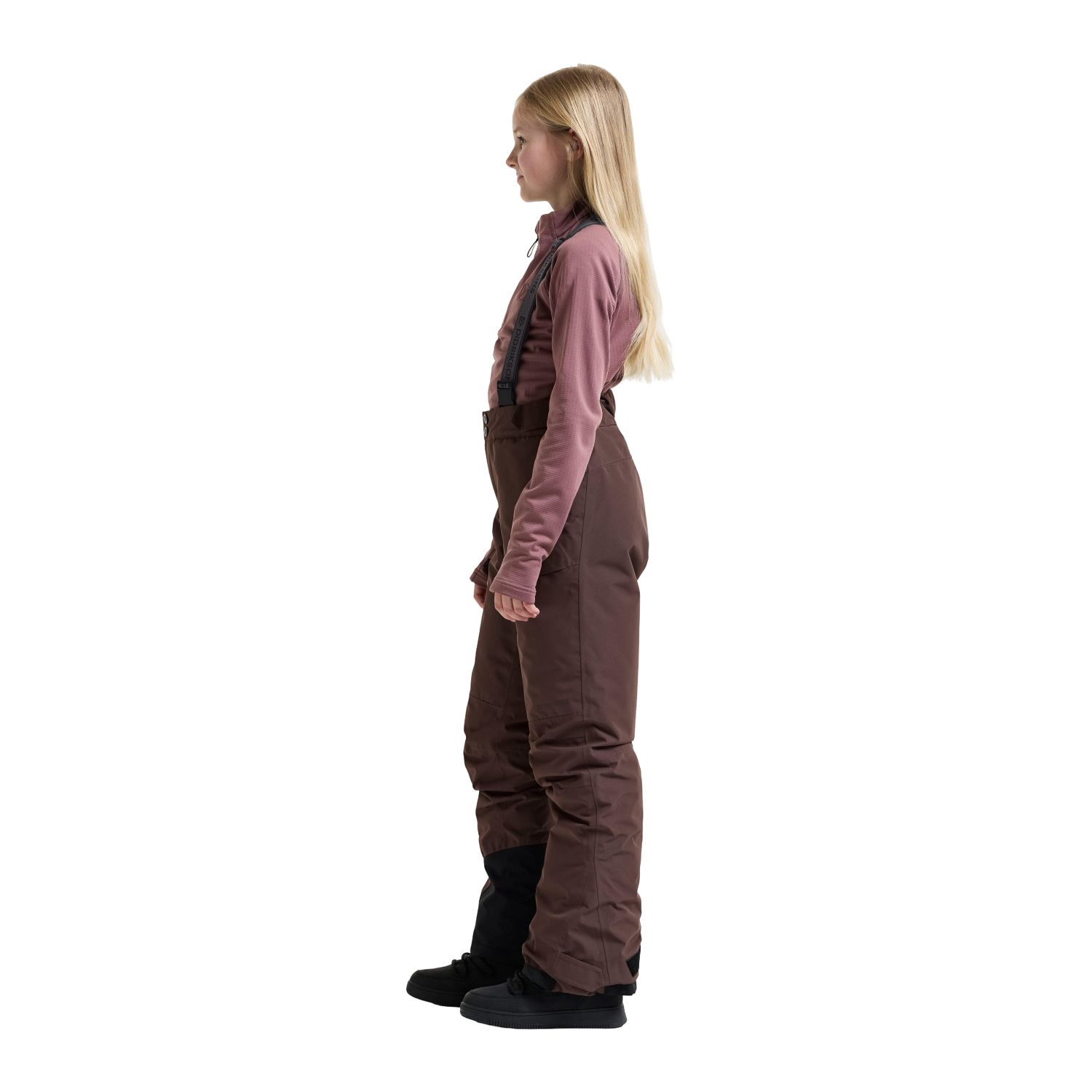 Didriksons Dacit, pantalon de ski, junior, shadow brown