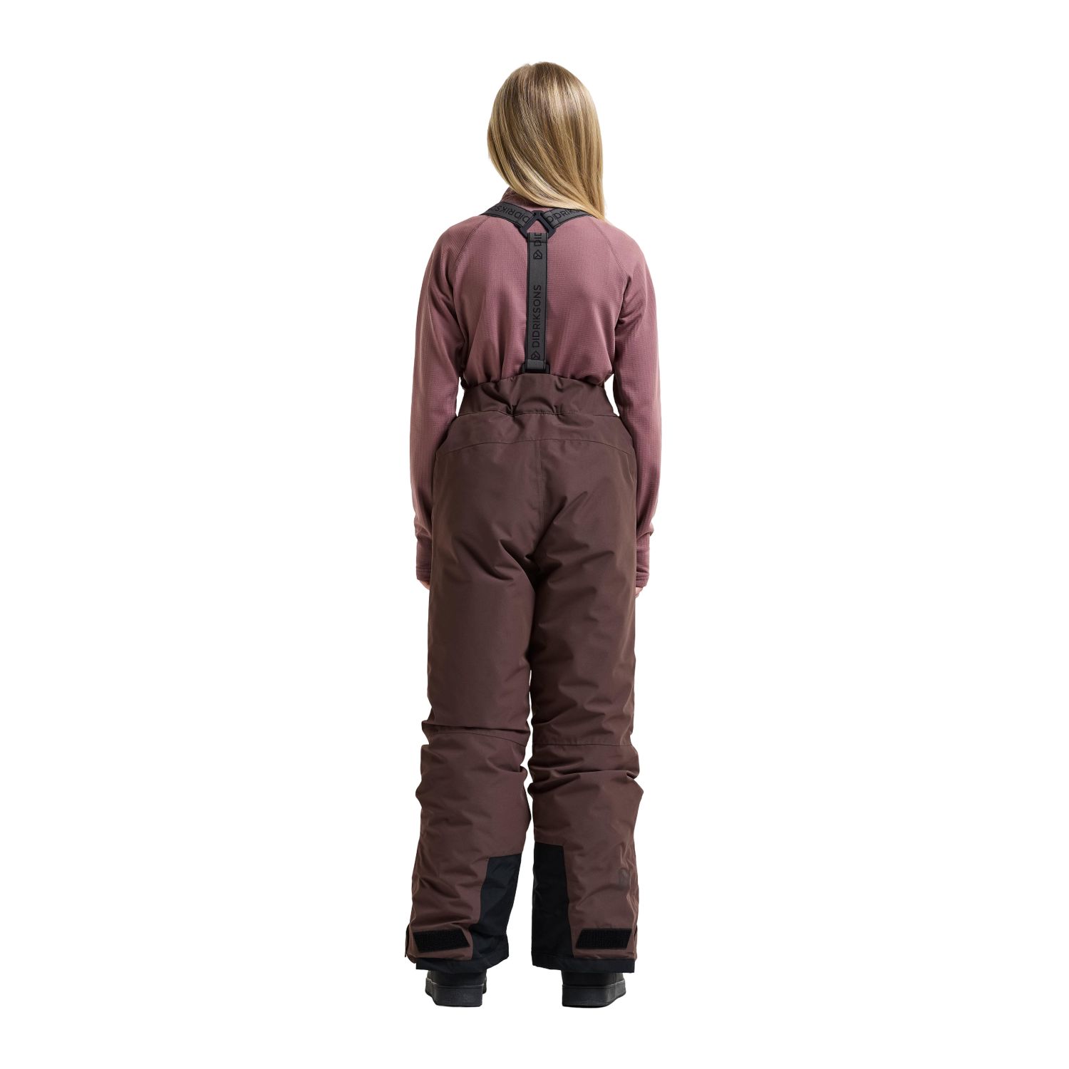 Didriksons Dacit, pantalon de ski, junior, shadow brown