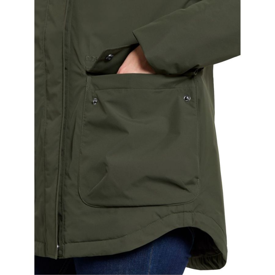 Didriksons Daniella, guscio tecnico, donna, verde scuro
