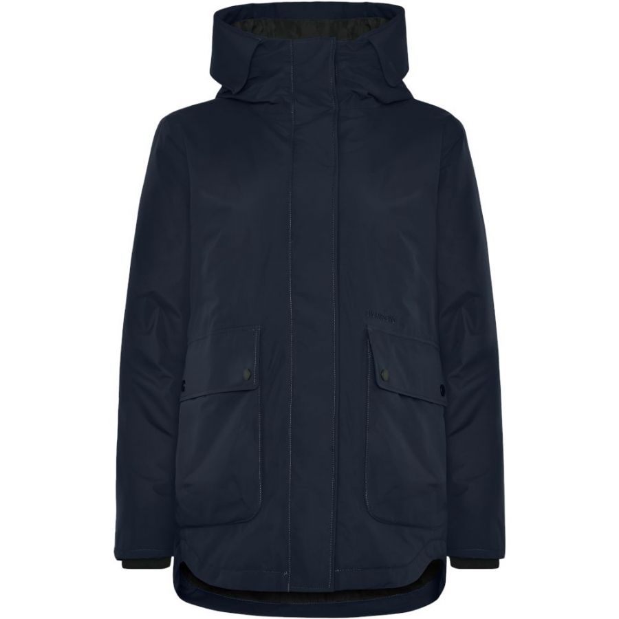 Didriksons Daniella, veste imperméable, femme, bleu foncé