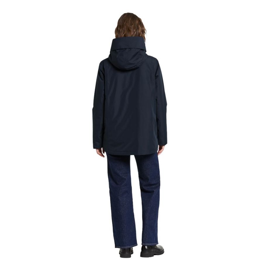 Didriksons Daniella, veste imperméable, femme, bleu foncé