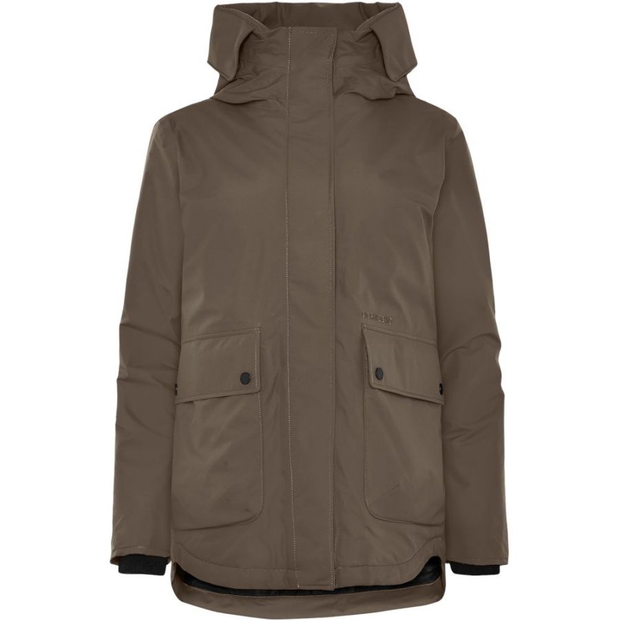 Didriksons Daniella, veste imperméable, femme, brun
