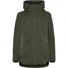 Didriksons Daniella, veste imperméable, femme, vert foncé