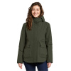 Didriksons Daniella, veste imperméable, femme, vert foncé