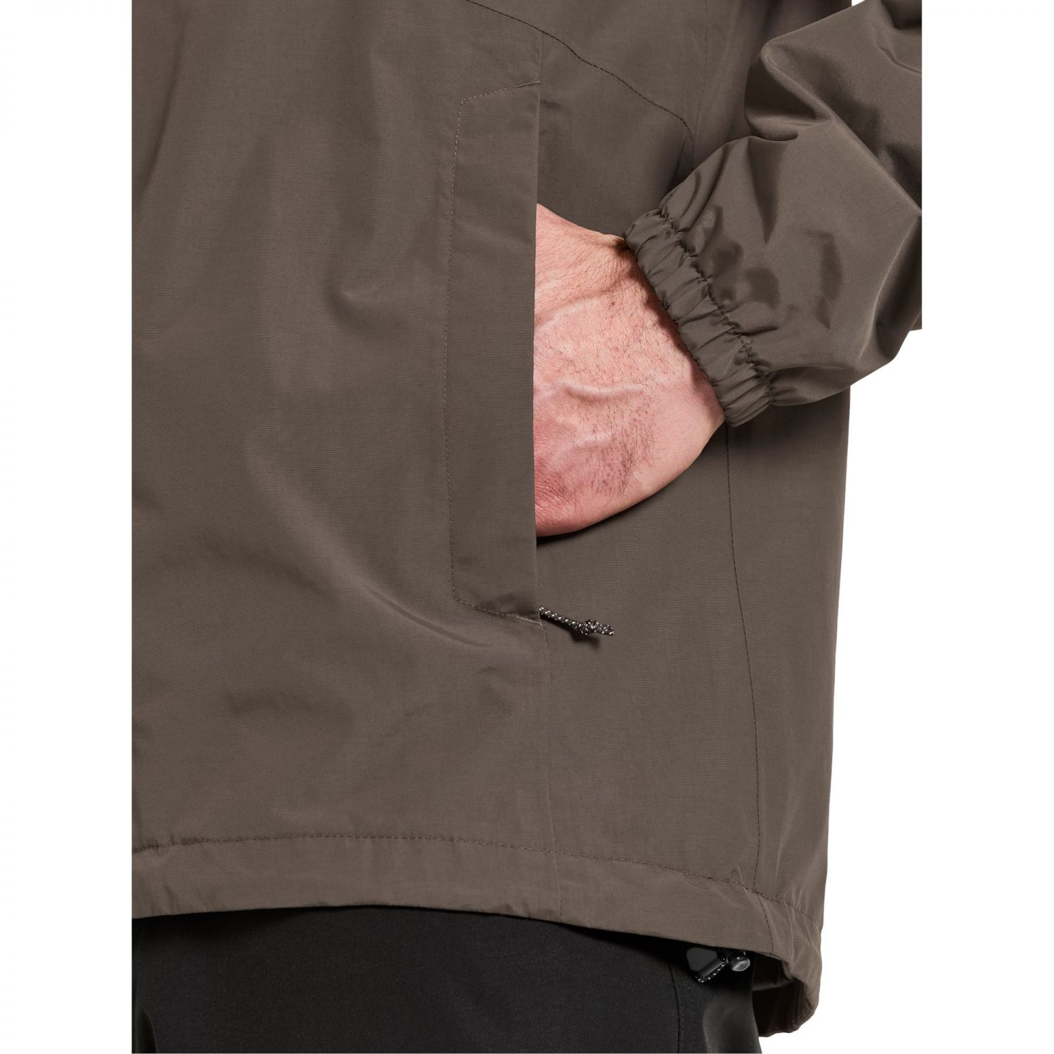 Didriksons Dario, rain jacket, men, dark mocha