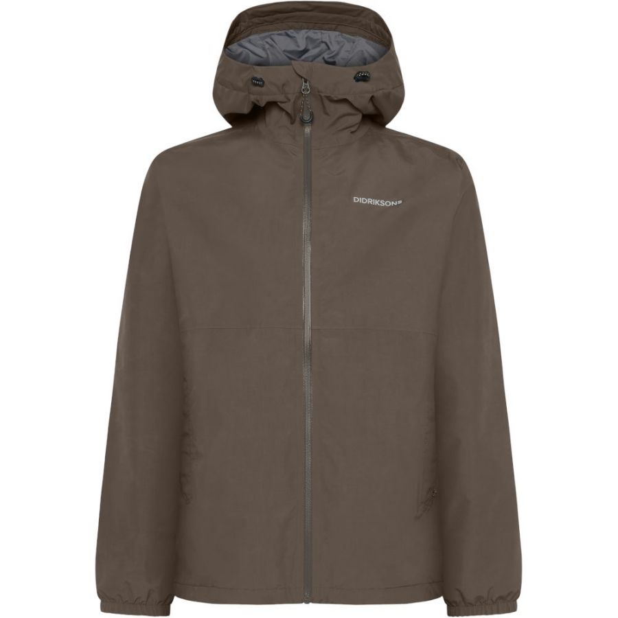 Didriksons Dario, veste imperméable, homme, brun foncé