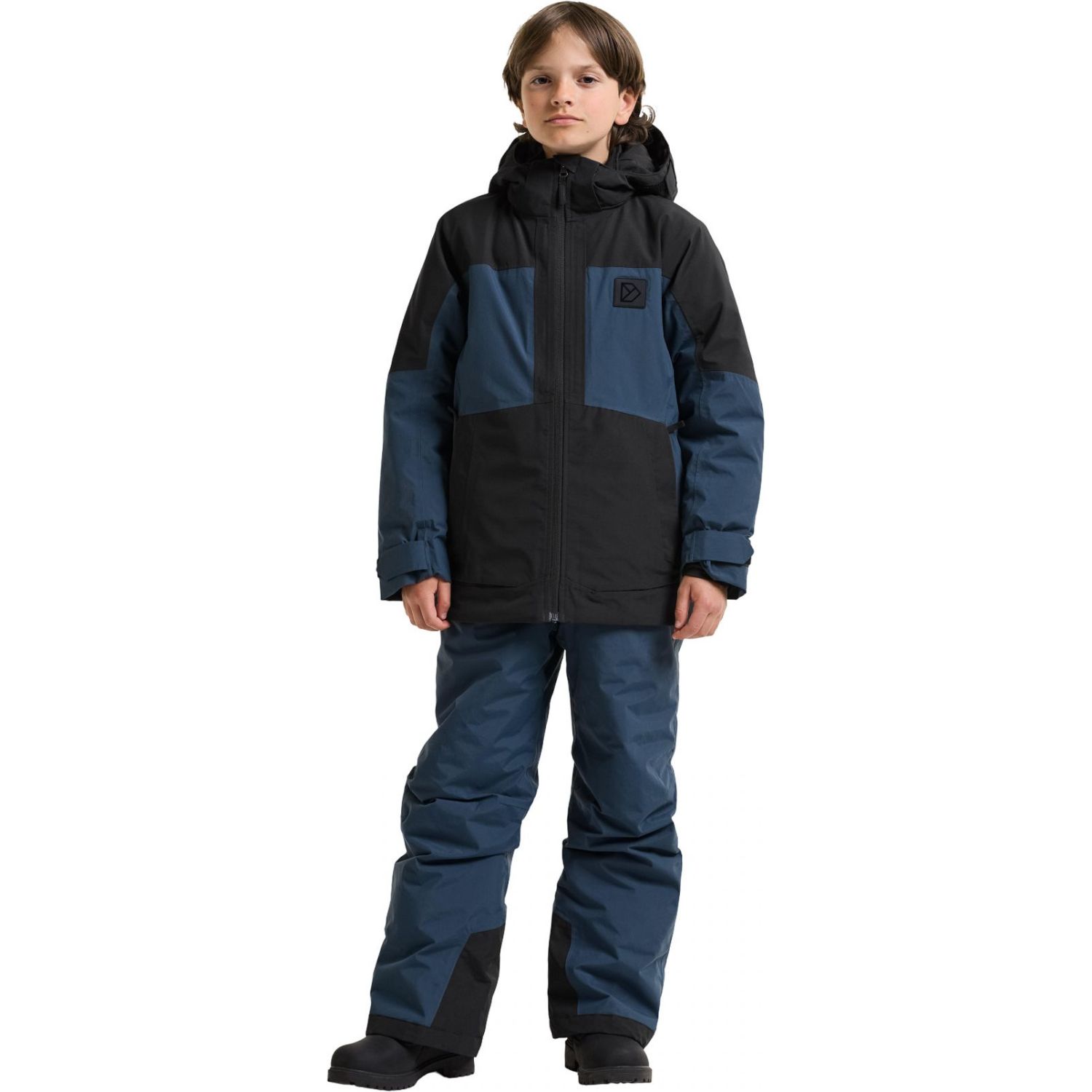 Didriksons Dolomit 3, chaqueta de esquí, junior, azul/negro