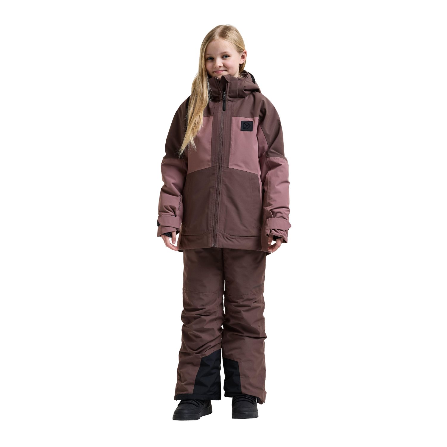 Didriksons Dolomit 3, laskettelutakki, juniori, dulse pink