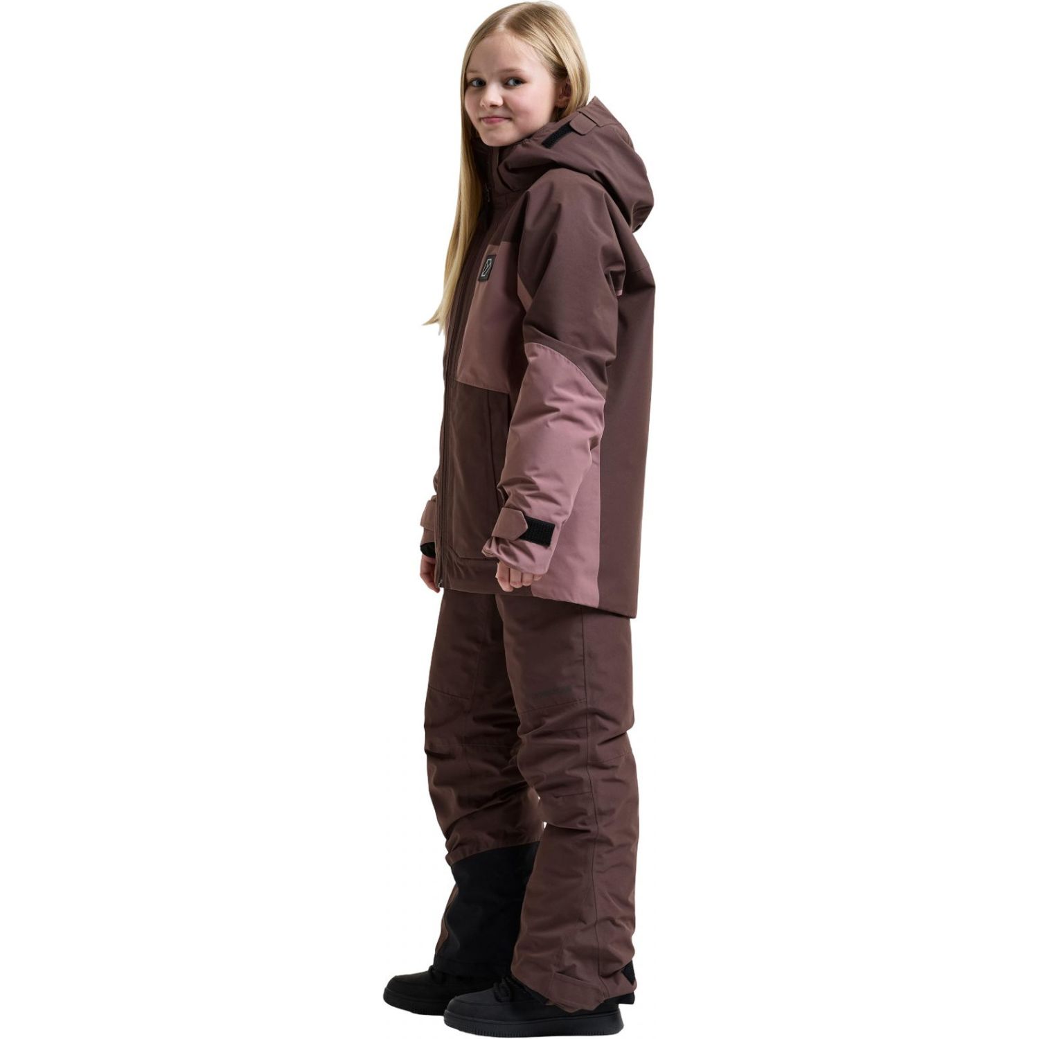 Didriksons Dolomit 3, ski jacket, junior, dulse pink