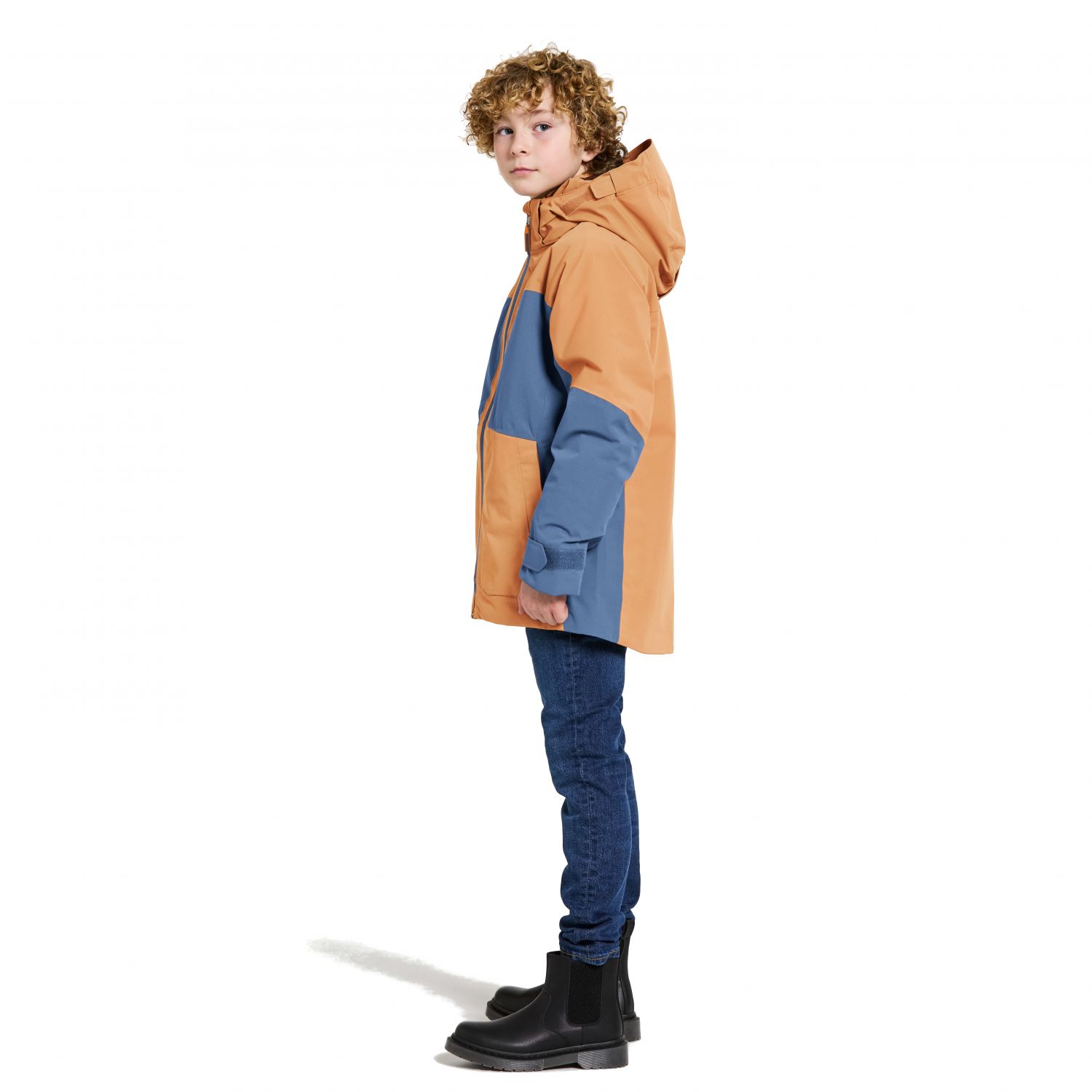 Didriksons Dolomit, Jacke, Junior, orange/blau