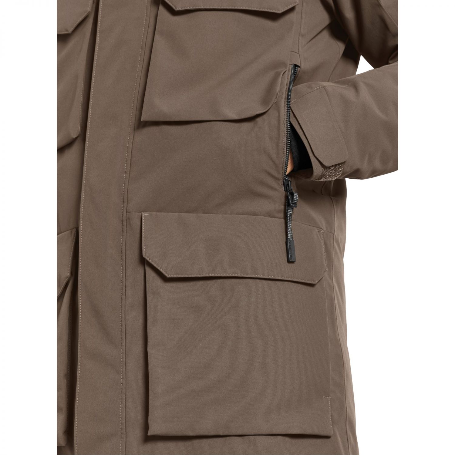 Didriksons Drew, parka, bărbați, maro