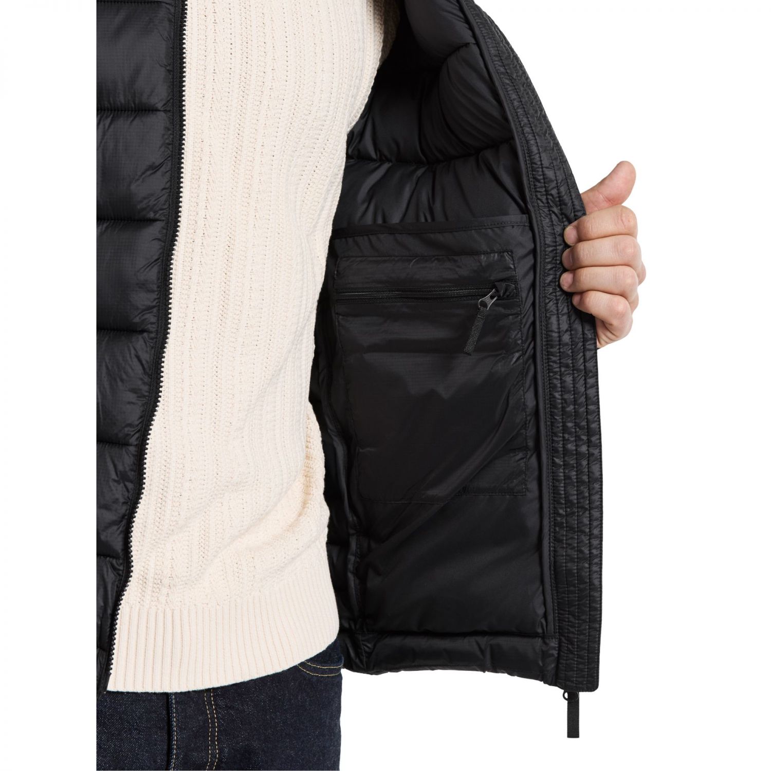 Didriksons Ed, down jacket, men, black