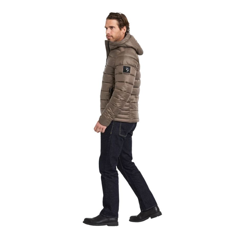 Didriksons Ed, down jacket, men, mocha brown