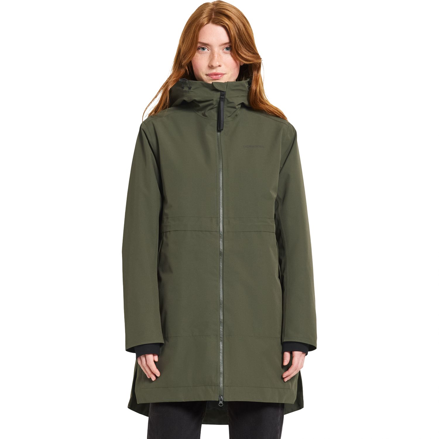 Didriksons Elena, parka, femei, verde închis
