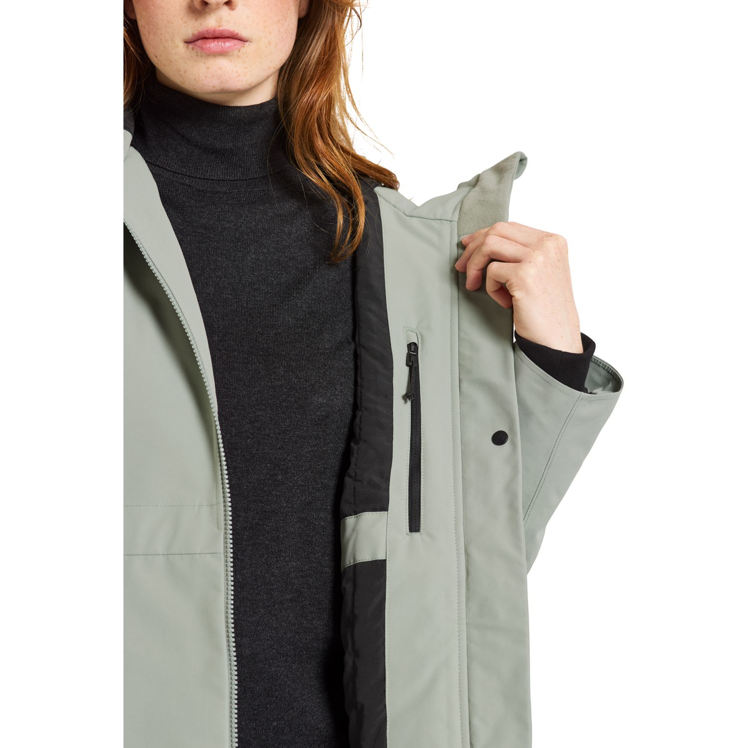 Didriksons Elena, parka, femmes, vert clair