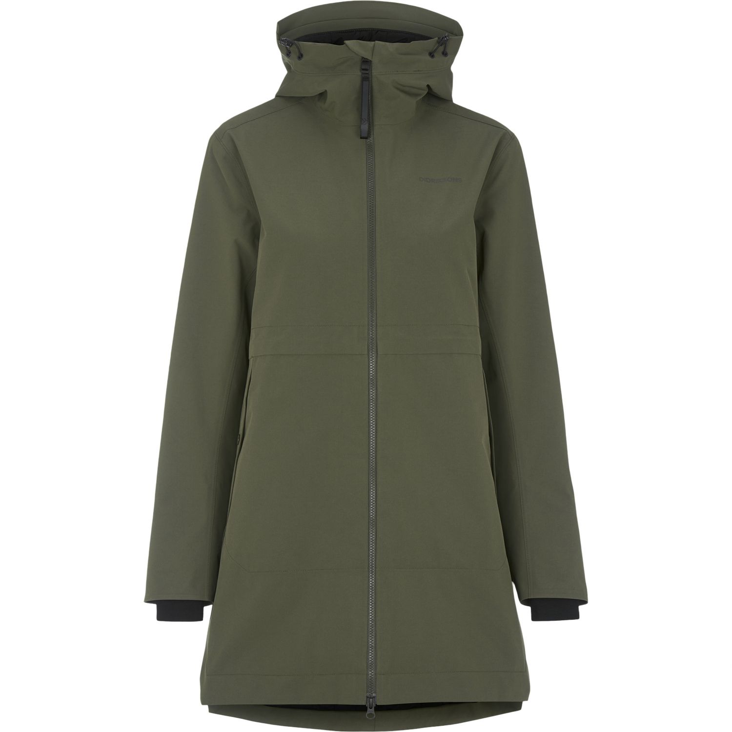 Didriksons Elena, parka, naisten, tummanvihreä