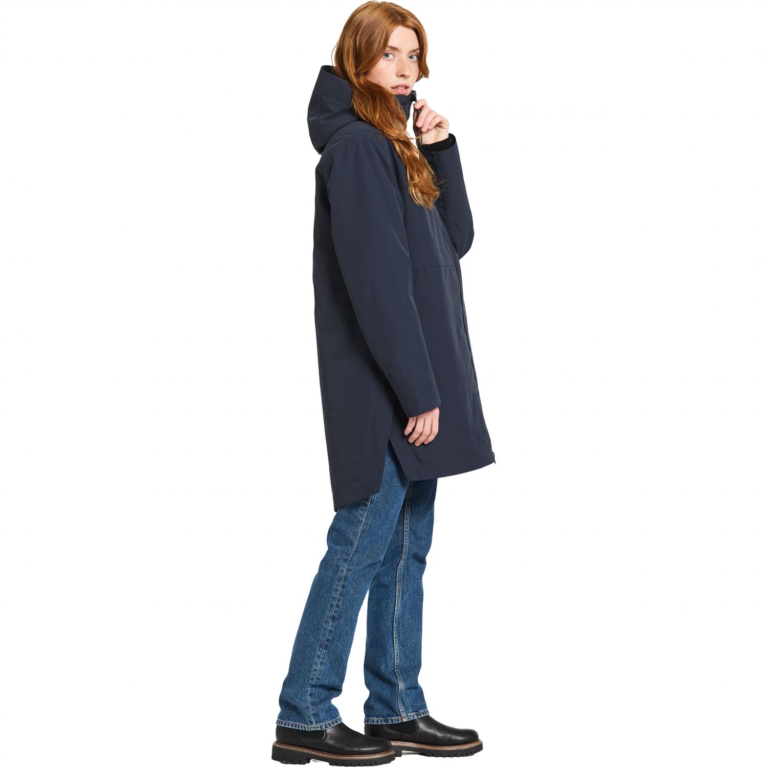 Didriksons Elena, parka, senhora, azul escuro