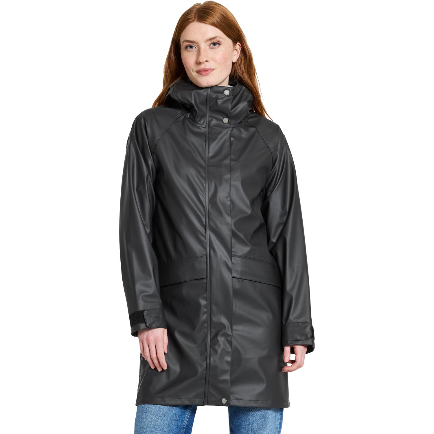 Didriksons Elly, raincoat, women, black