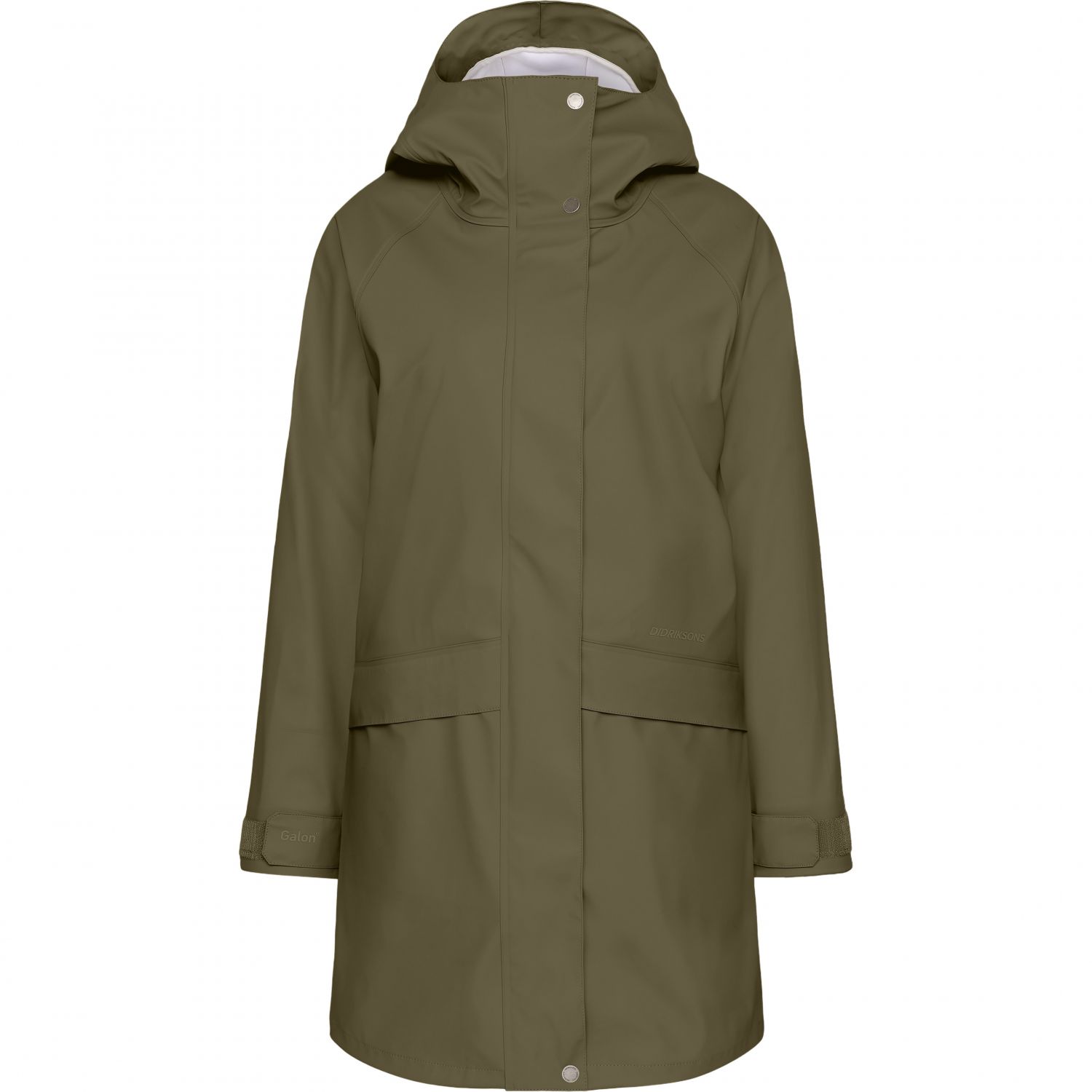 Didriksons Elly, regenjas, dames, fog green