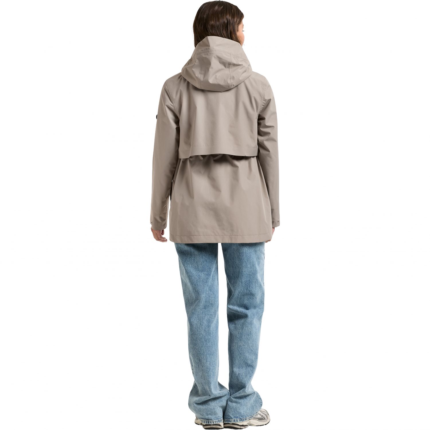 Didriksons Elsa, veste de pluie, femme, ash brown