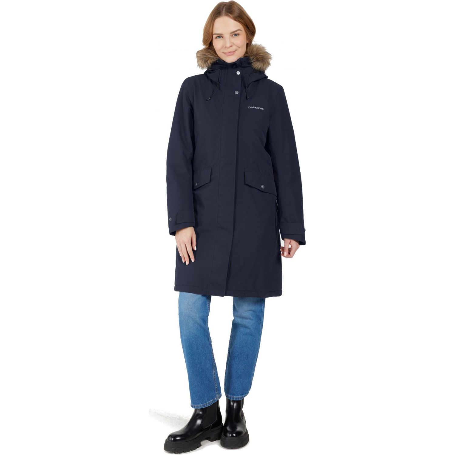 Didriksons Erika, parka, dame, mørkeblå