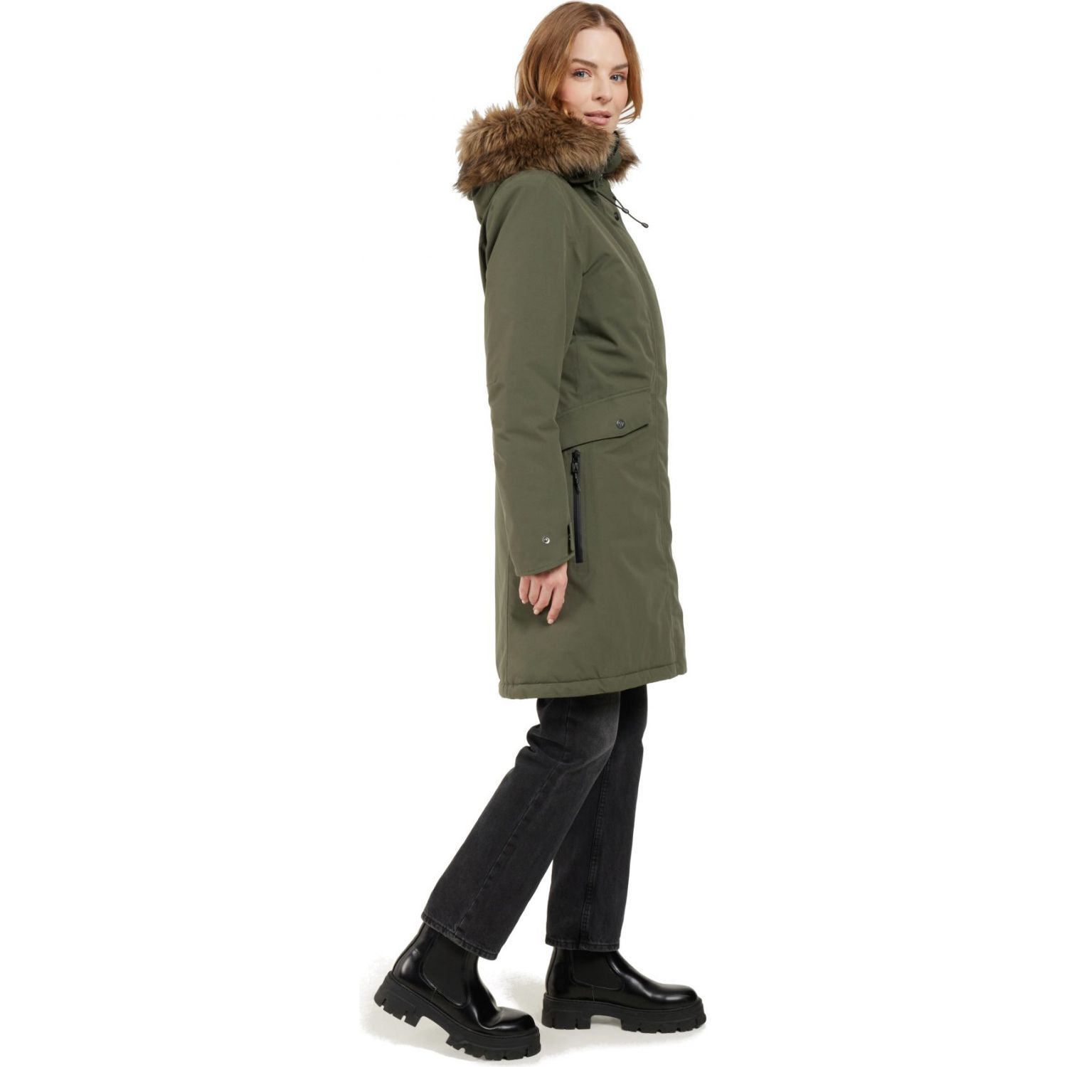 Didriksons Erika, Parka, Damen, dunkelgrün