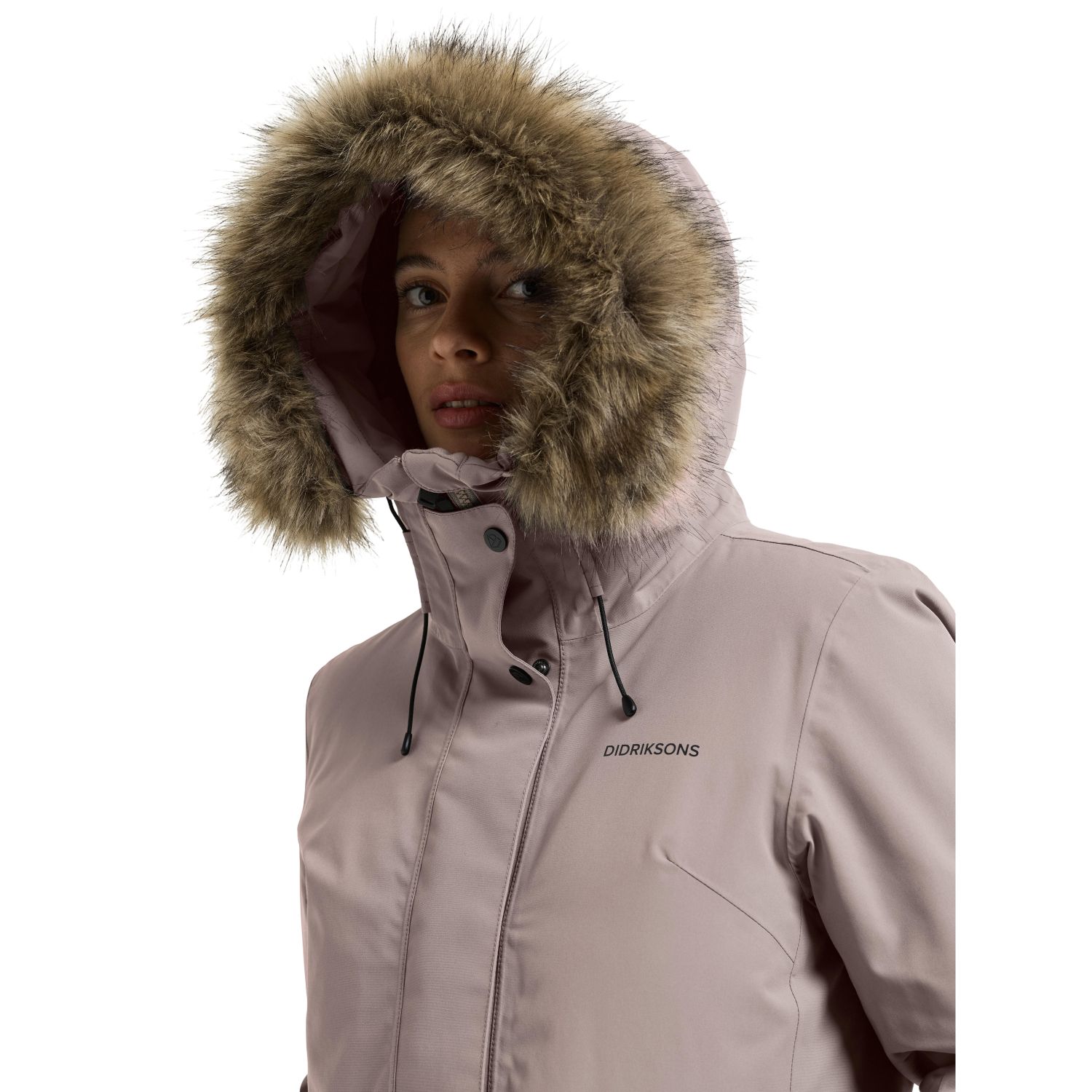 Didriksons Erika, parka, dames, ash brown