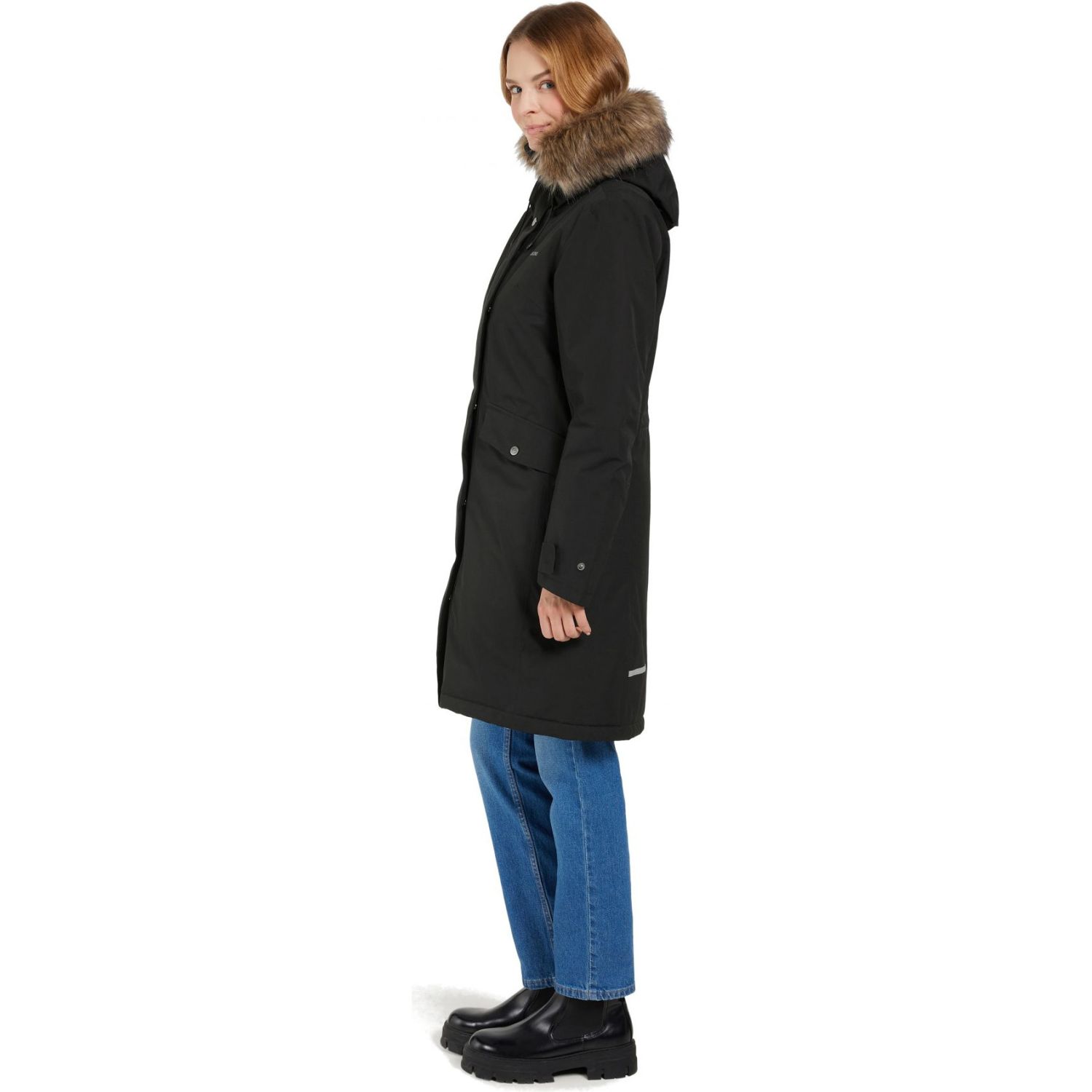 Didriksons Erika, parka, dámská, černá