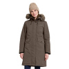 Didriksons Erika, parka, dámska, hnedá