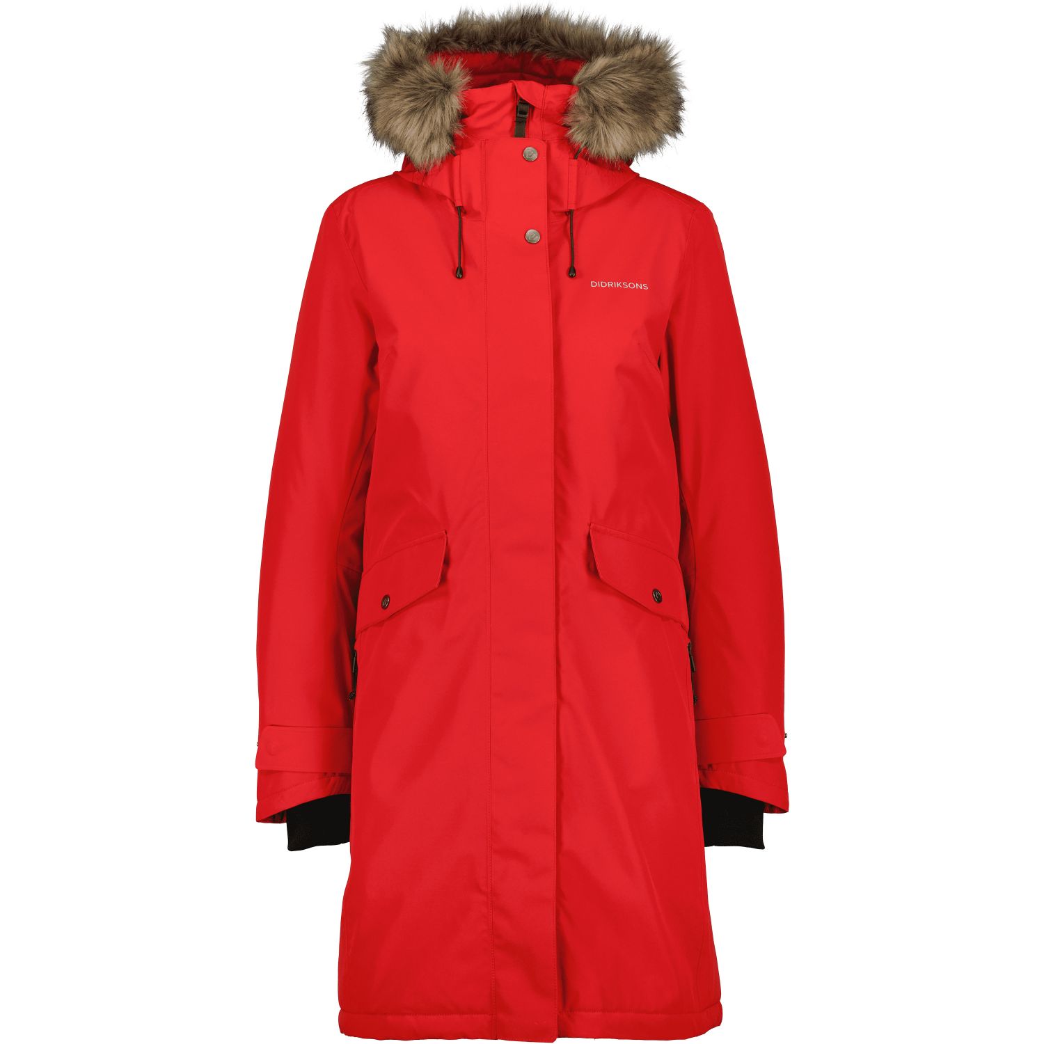 Didriksons Erika, parka, damska, pomme red