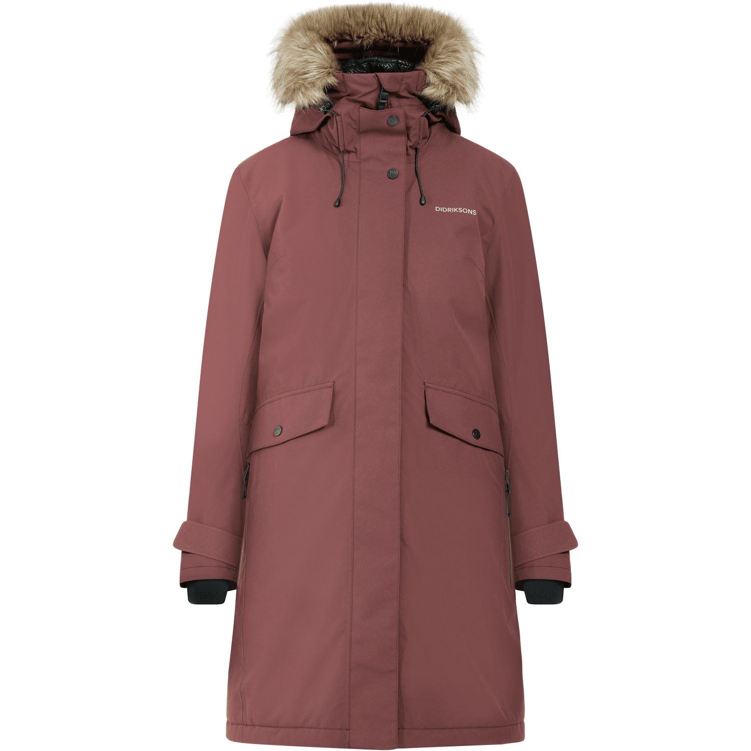 Didriksons Erika, parka, feminino, old rust