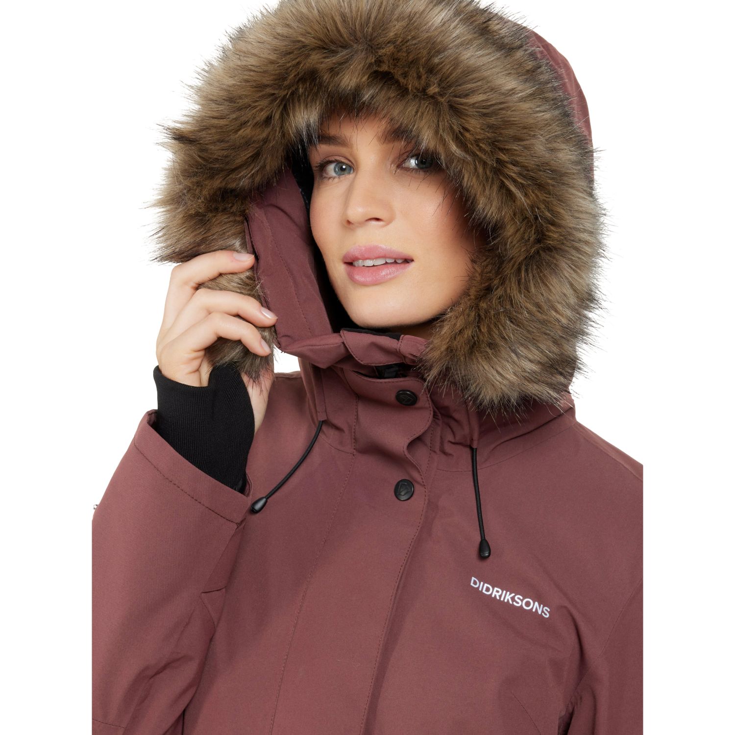 Didriksons Erika, parka, feminino, old rust