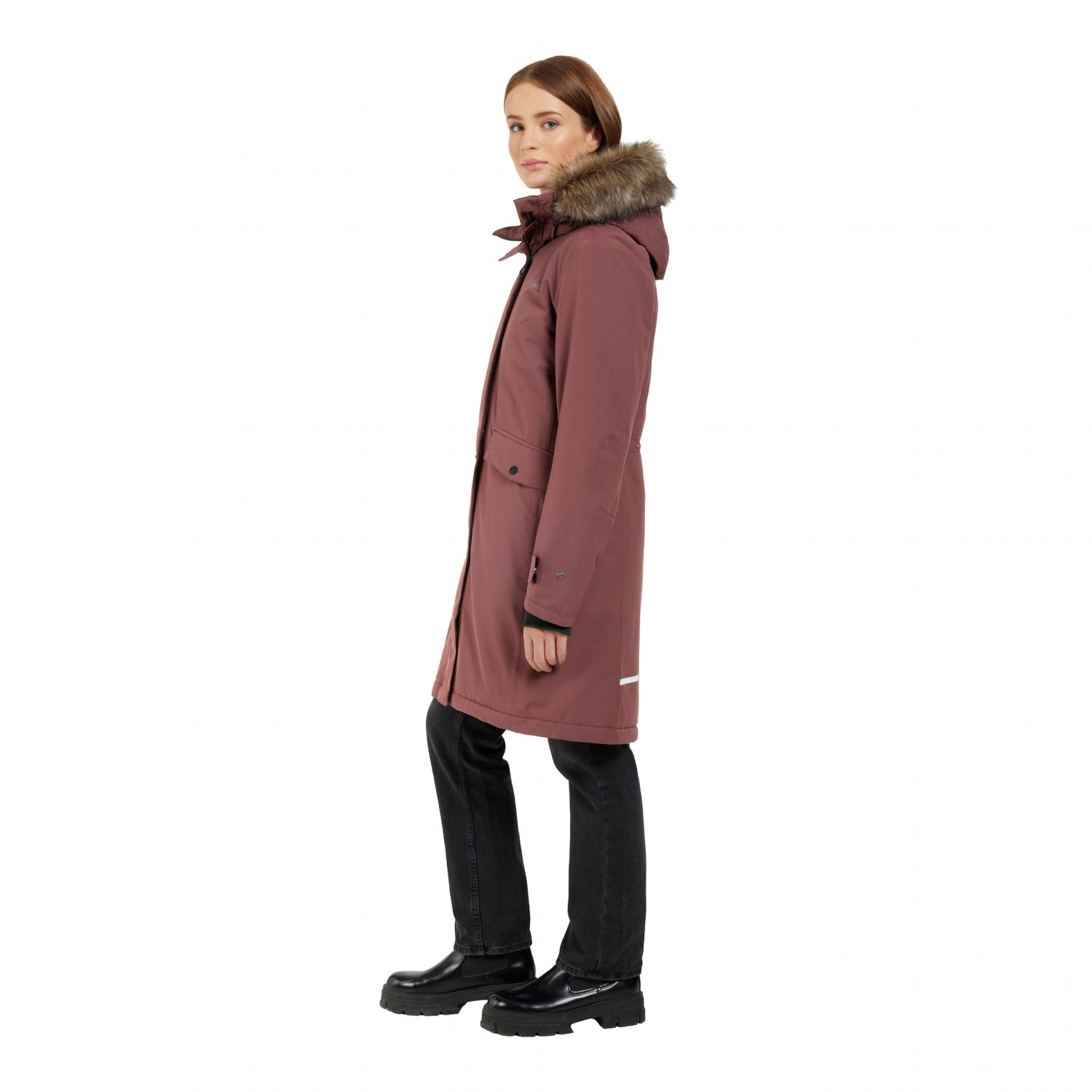 Didriksons Erika, parka, feminino, old rust