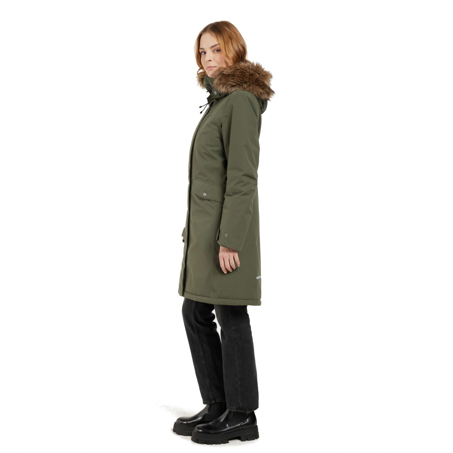 Didriksons Erika, parka, senhoras, verde escuro