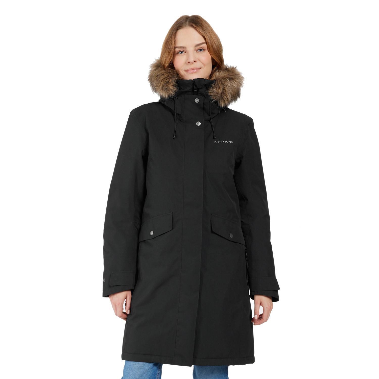 Didriksons Erika, parka, women, black