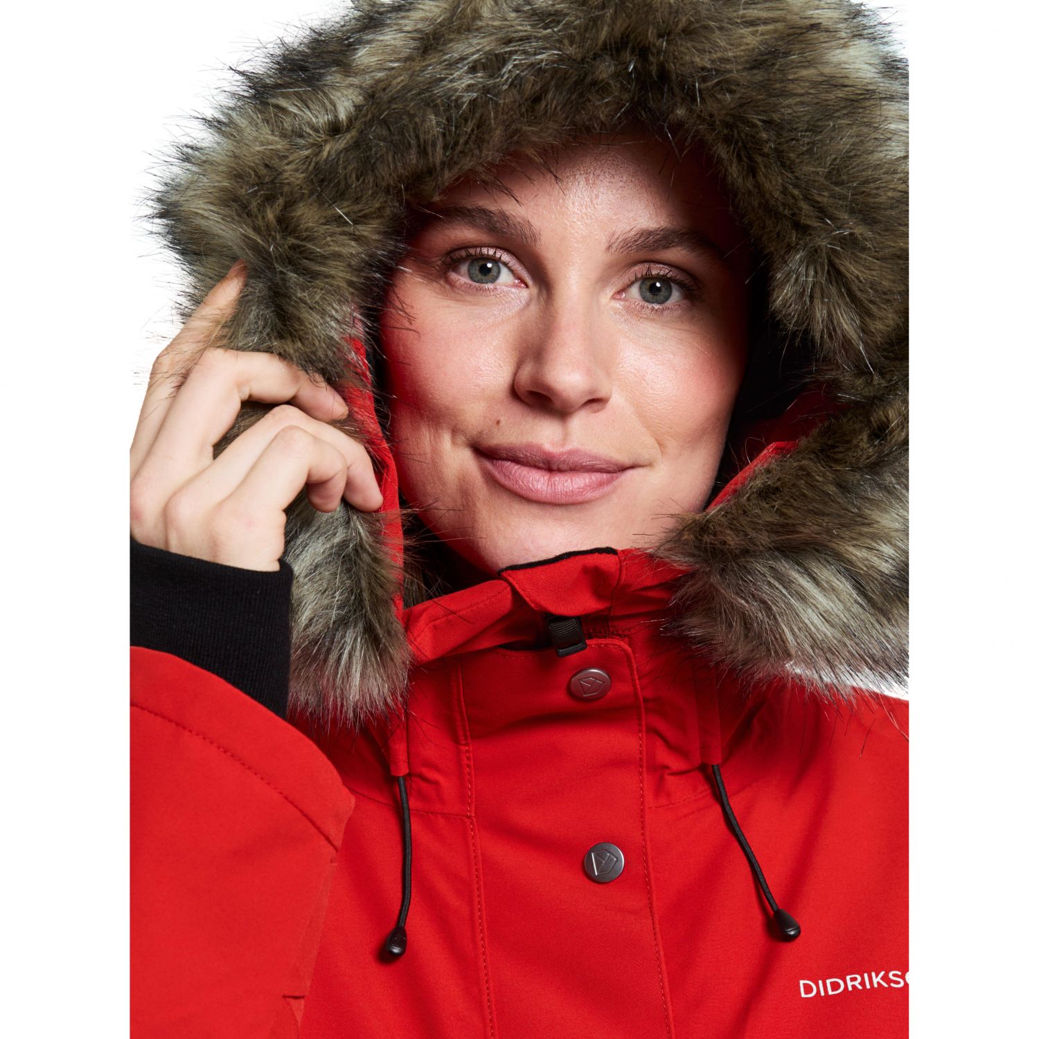 Didriksons Erika, parka, women, pomme red