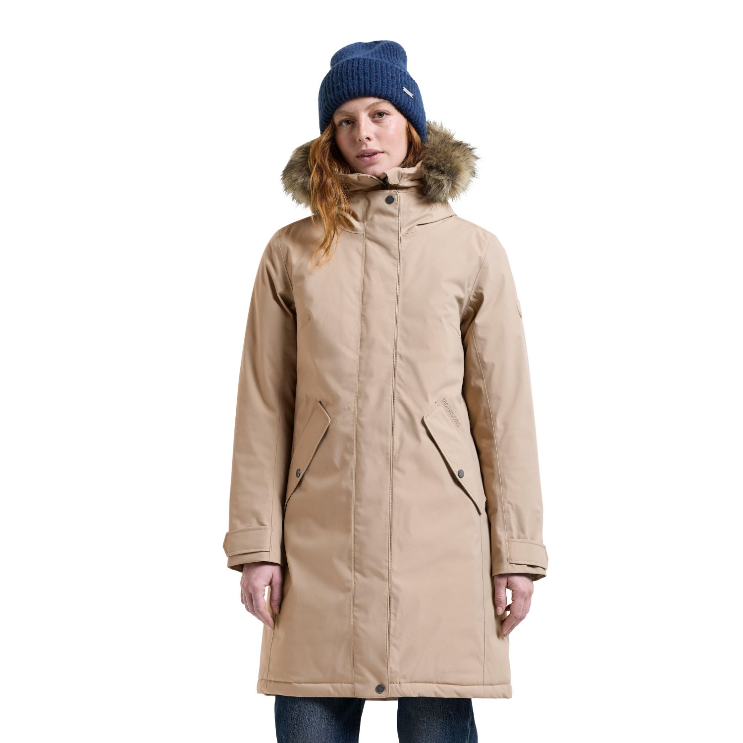Didriksons Erna 2, parka, dames, beige
