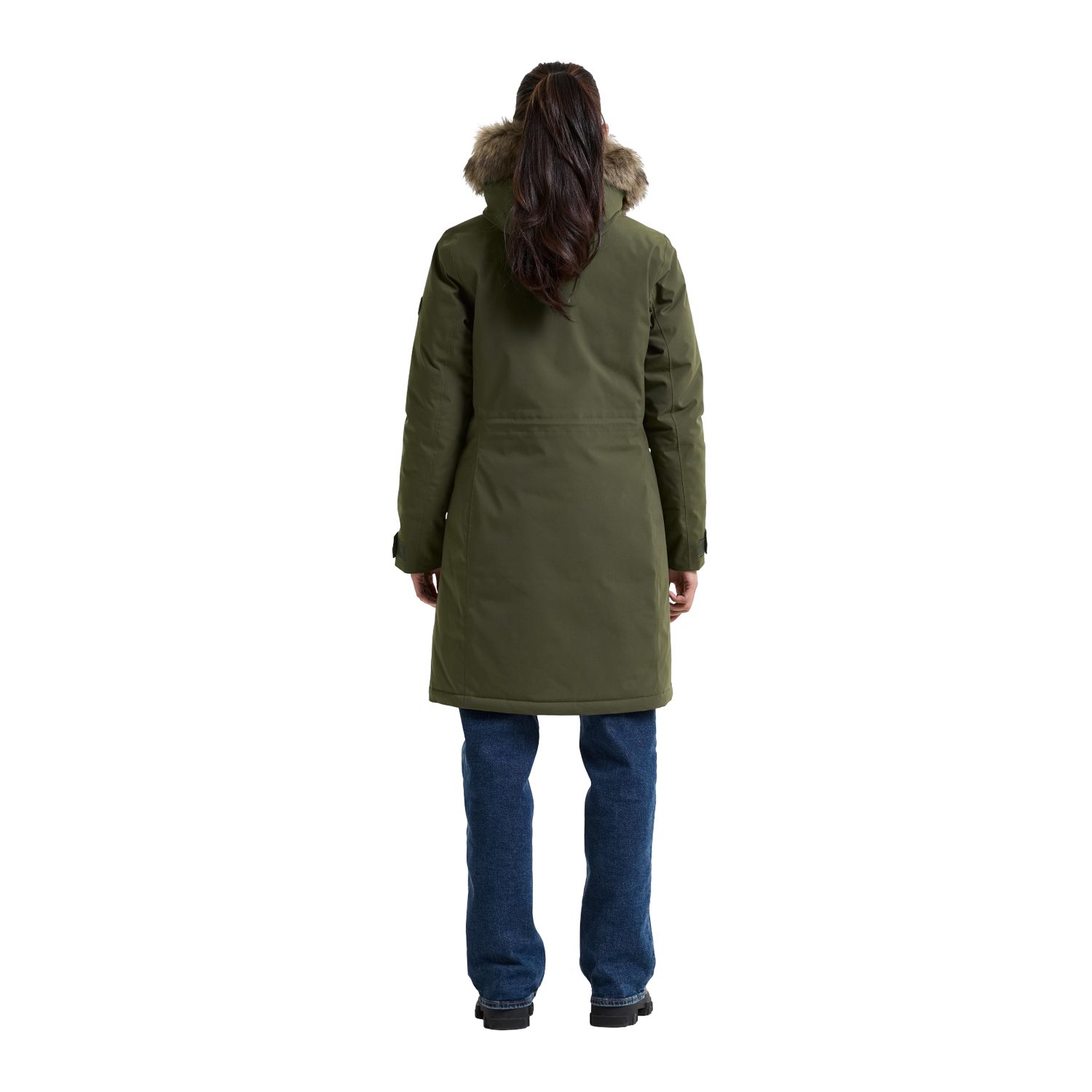 Didriksons Erna 2, parka, dames, donkergroen