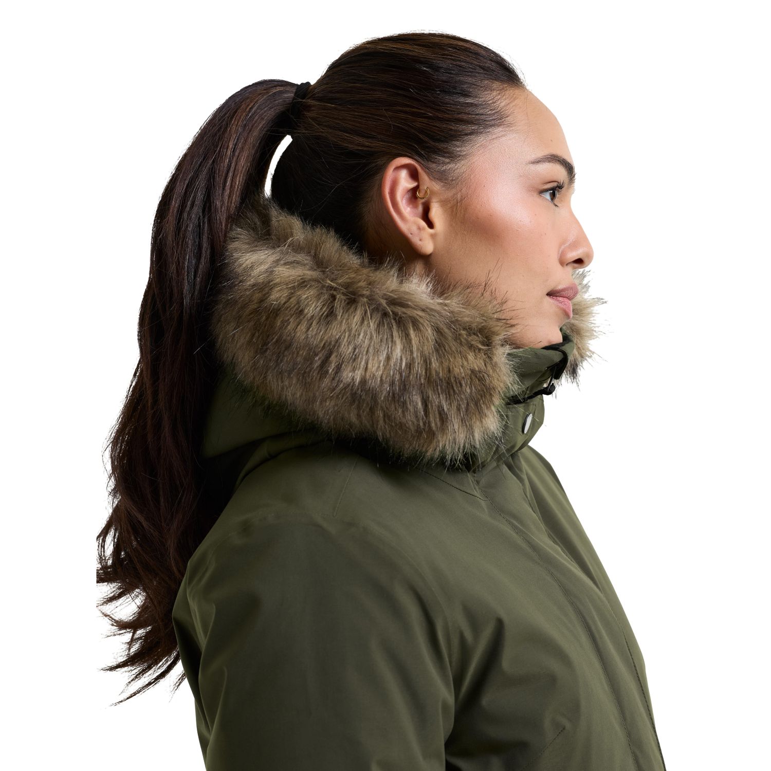 Didriksons Erna 2, parka, dames, donkergroen