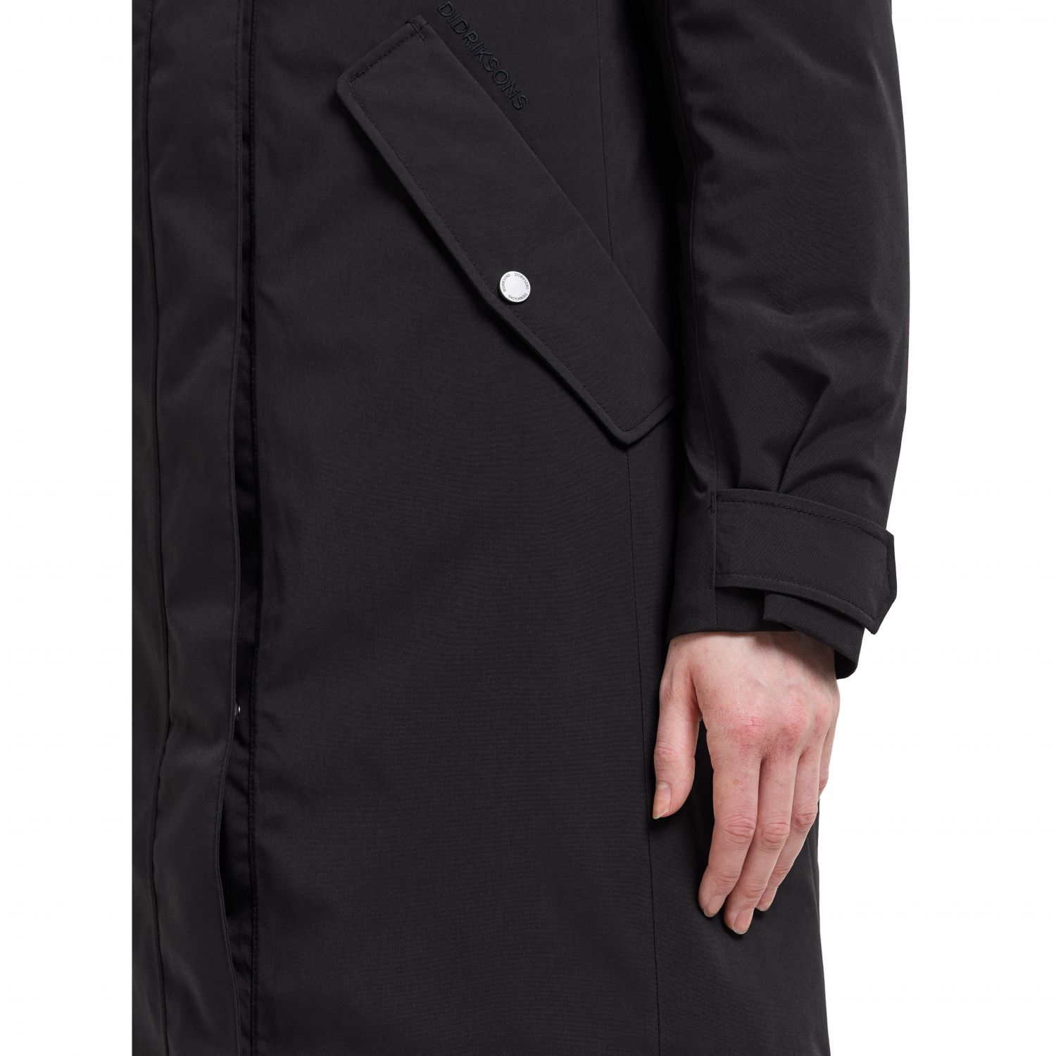 Didriksons Erna 2, parka, femme, noir