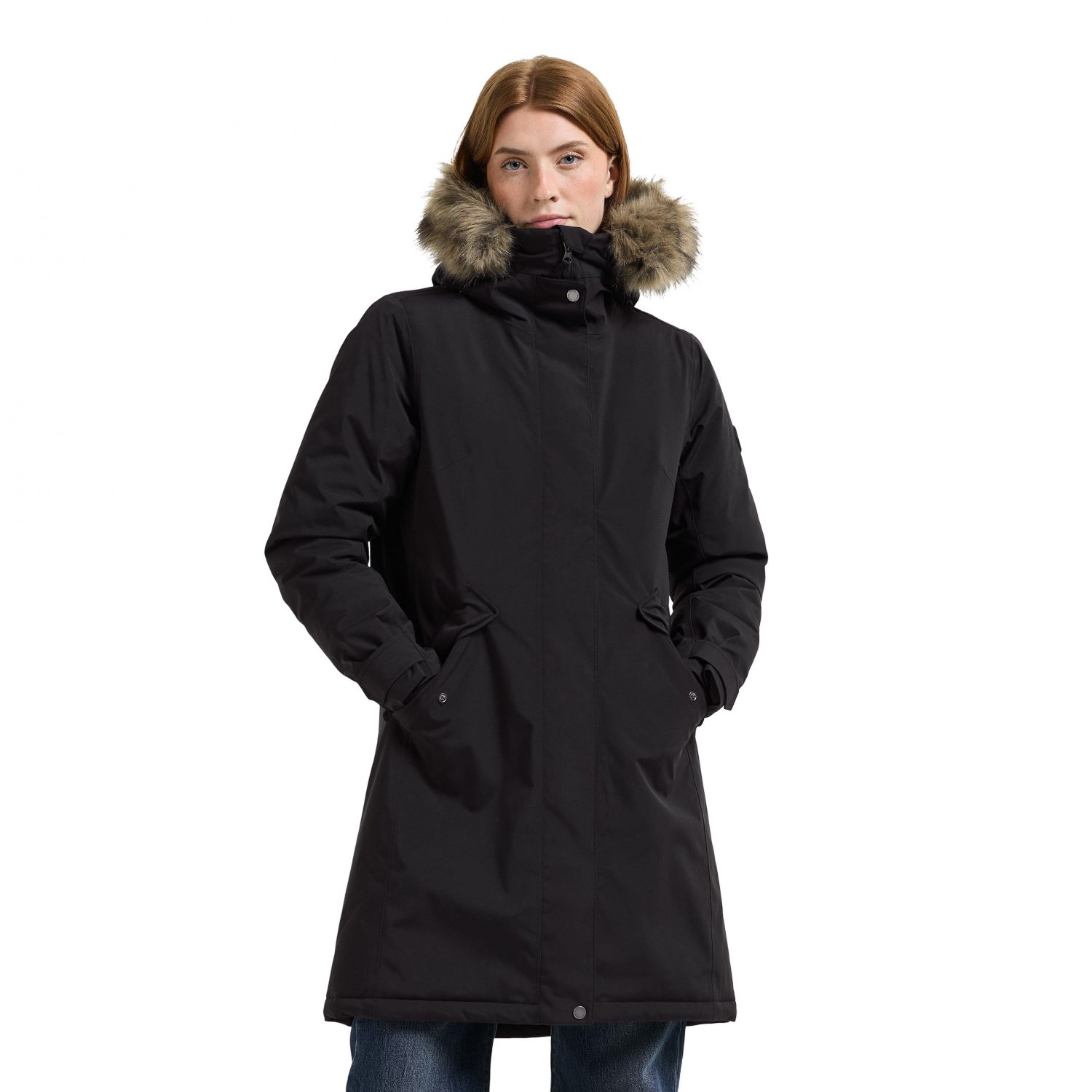 Didriksons Erna 2, parka, femme, noir