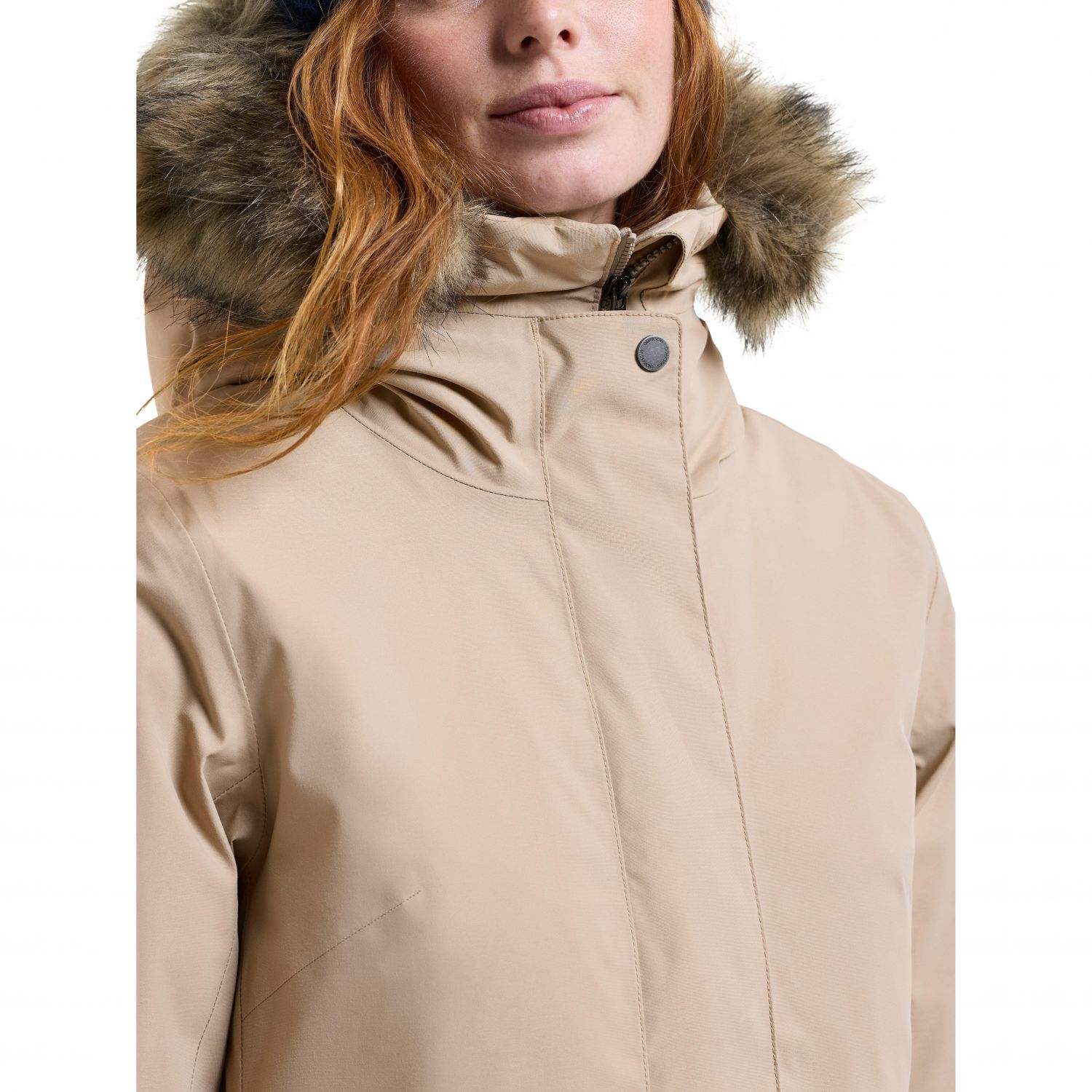 Didriksons Erna 2, parka, nainen, beige
