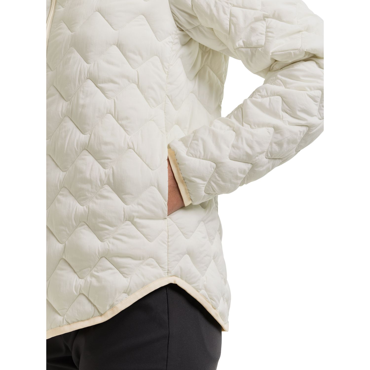 Didriksons Evelyn, chaqueta aislante, mujer, white foam