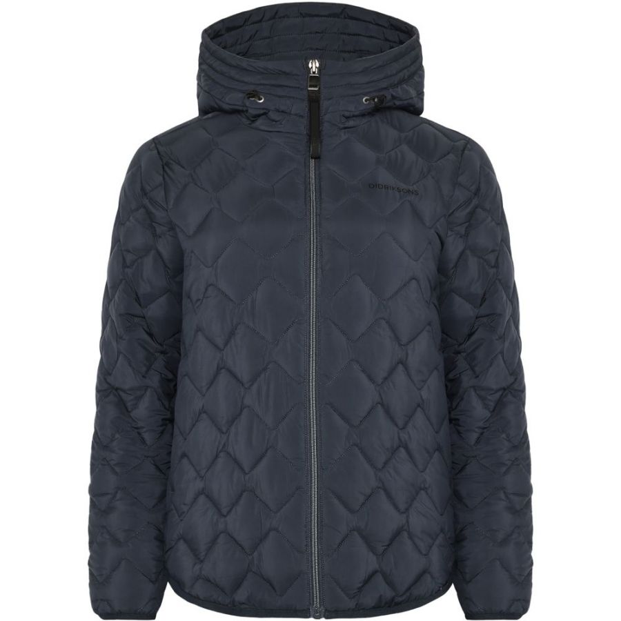 Didriksons Evelyn, fiberdunjakke, dame, mørkeblå