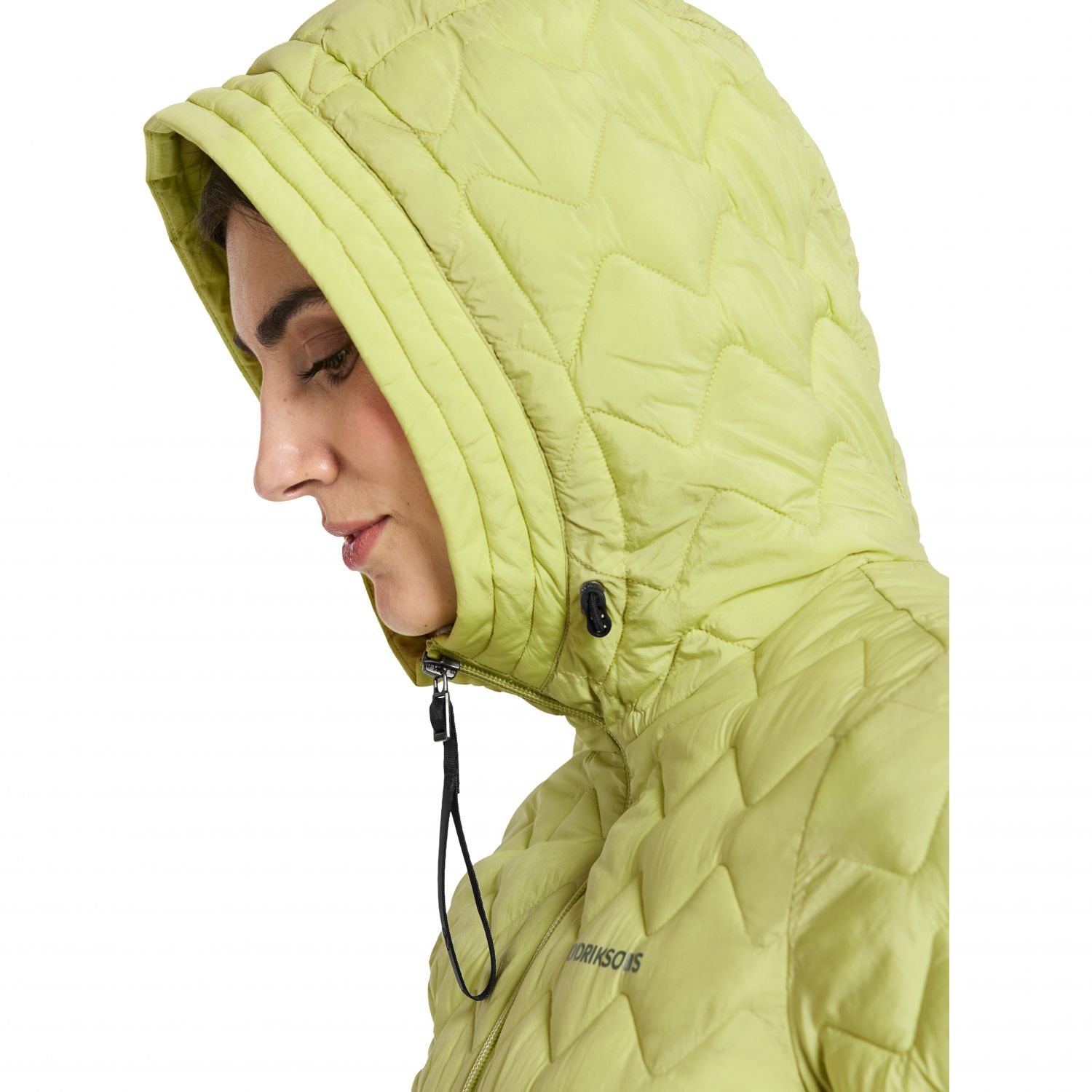 Didriksons Evelyn, veste en fibre duvet, femme, light avocado