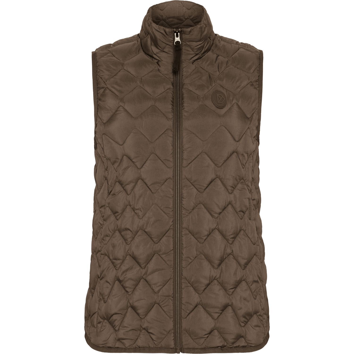 Didriksons Evy 2, doudoune sans manches synthétique, femme, mocha