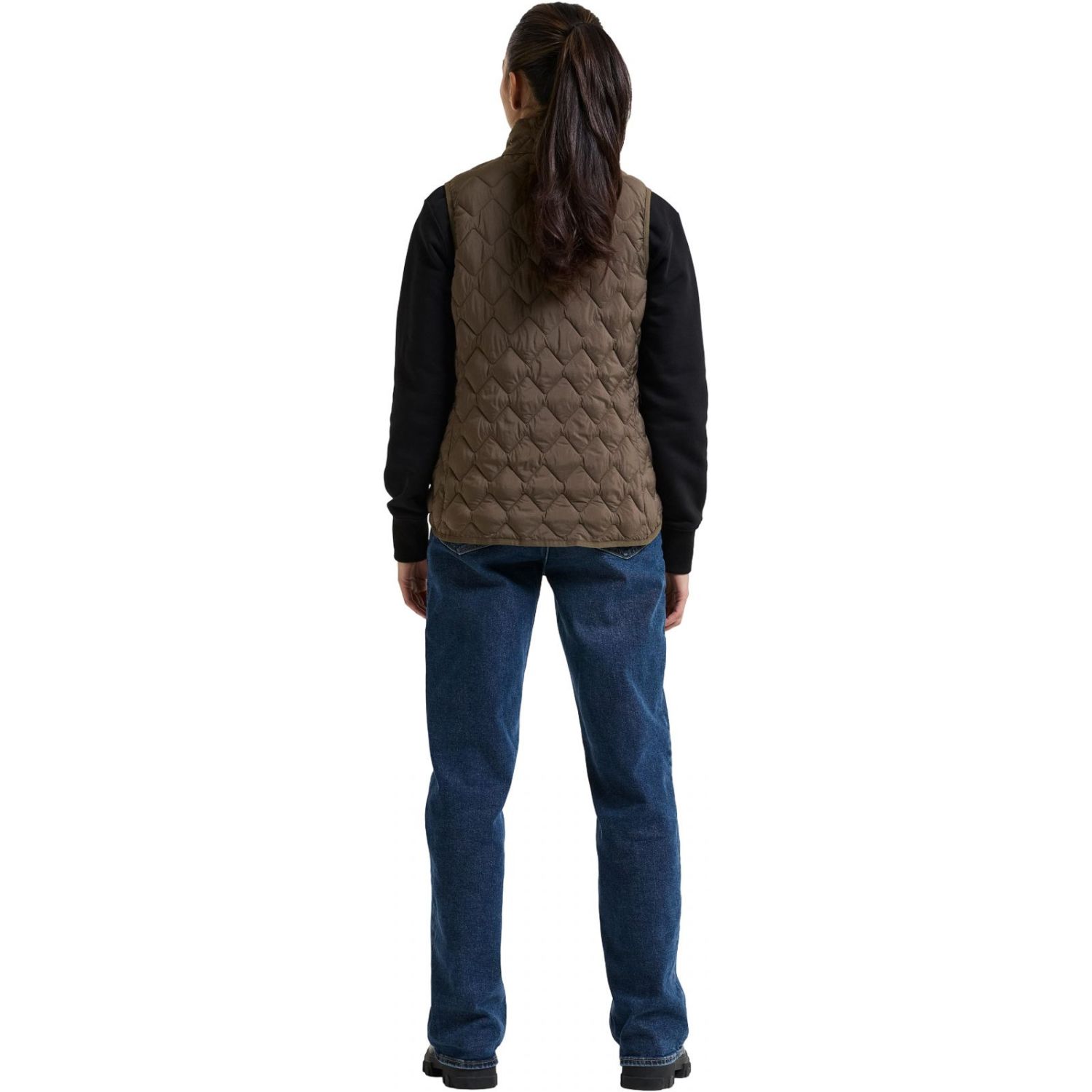 Didriksons Evy 2, Fiberdunväst, Dam, Mocha
